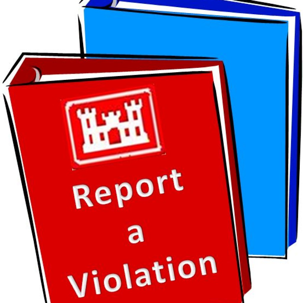 Report violation. Report violations. violations.